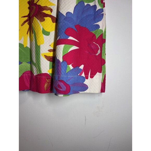 See by Chloe Womens Short Sleeve Scoop Neck Floral Dress Multicolor Size 44/8 - Picture 8 of 15